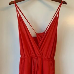 Nasty Gal Red Hot Jumpsuit | S